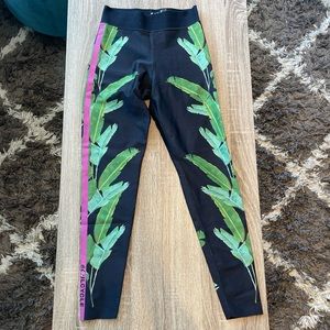 Ultracor x soulcycle palm tree leggings